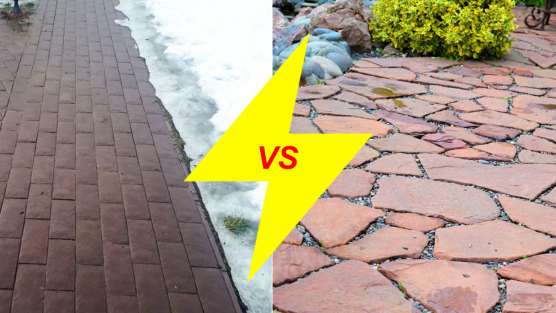 Тротуарная плитка vs песчаник — что лучше?