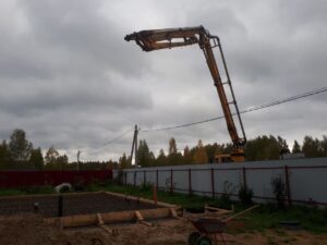 Фундамент в деревне Пекуново Кимрский район